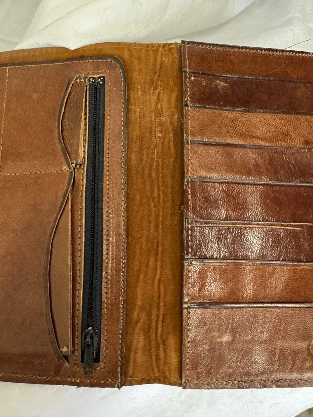 Hand-Tooled Brown Leather Journal Cover Mexican-Aztec